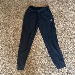 Black Nike joggers